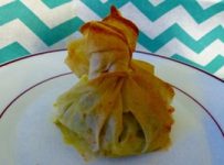 Aumônière de saumon croustillante