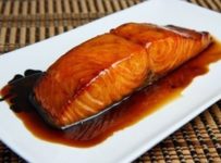 Saumon poêlé à la sauce soja