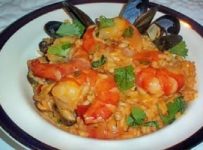 Riz aux fruits de mer espagnol