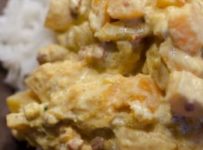 Risotto au butternut et au lard