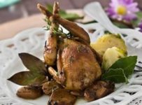 Cailles farcies au foie gras pour les fêtes