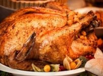 Dinde farcie aux marrons : repas de Noël classique…