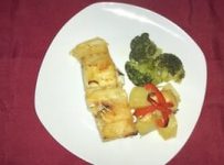 Morue au four et ses pommes de terre